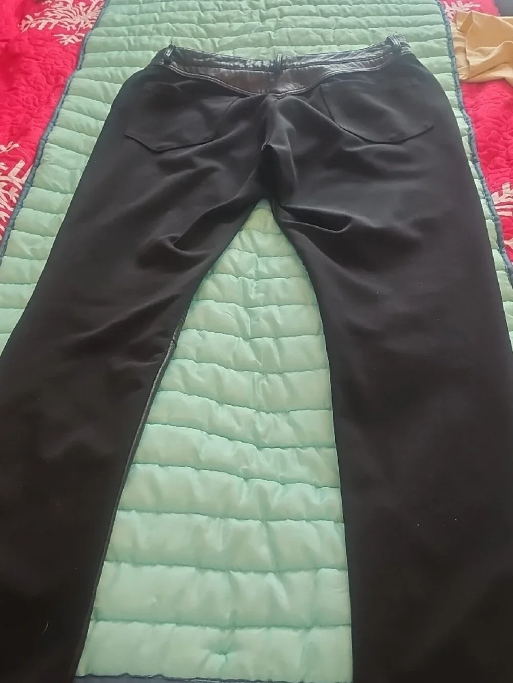 Cache Women’s Black Genuine Leather Front Pants - 100% Polester Lining.